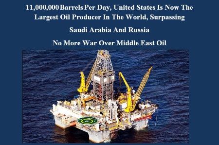AMERICA - LARGEST OIL PRODUCER IN THE WORLD